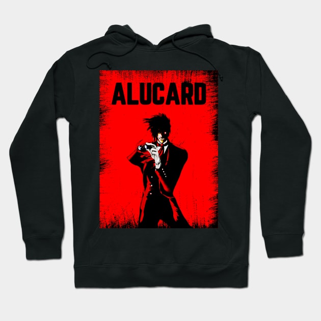 Alucard Hellsing Design Hoodie by Sanal Geek